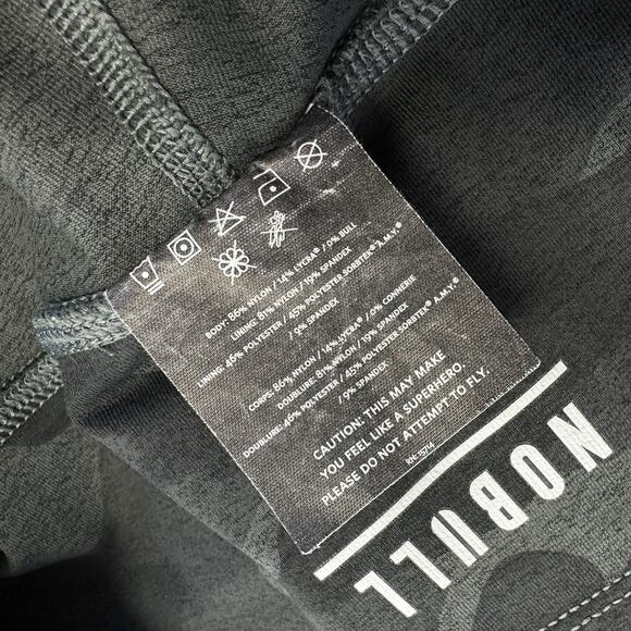 Nobull High Heather Crop Legging Green Carbon Camo Athletic Workout Pants Size M - Picture 11 of 12